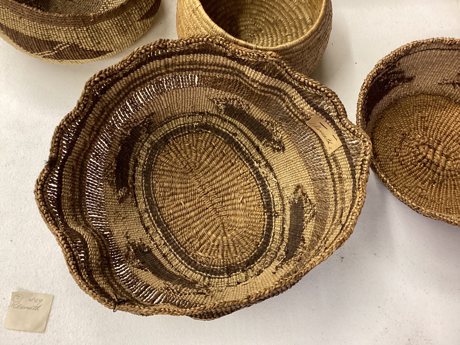 Lot Of 7 Navie American Vintage Woven Baskets eBay