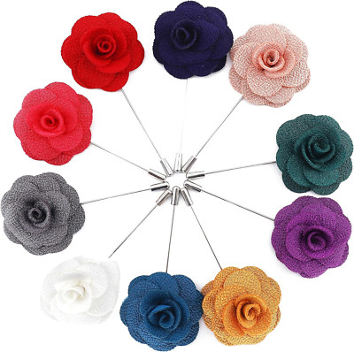 Boutonniere,Ansteckblume Handgemachte Blumen Der Männer Mit Geschenkbox Für Anzu