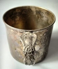 Vintage International Silver Company Vintage Silver Plated Baby Cup Spoon Handle