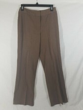 Investments Petites Brown Dress Work Pants Business Size 4p