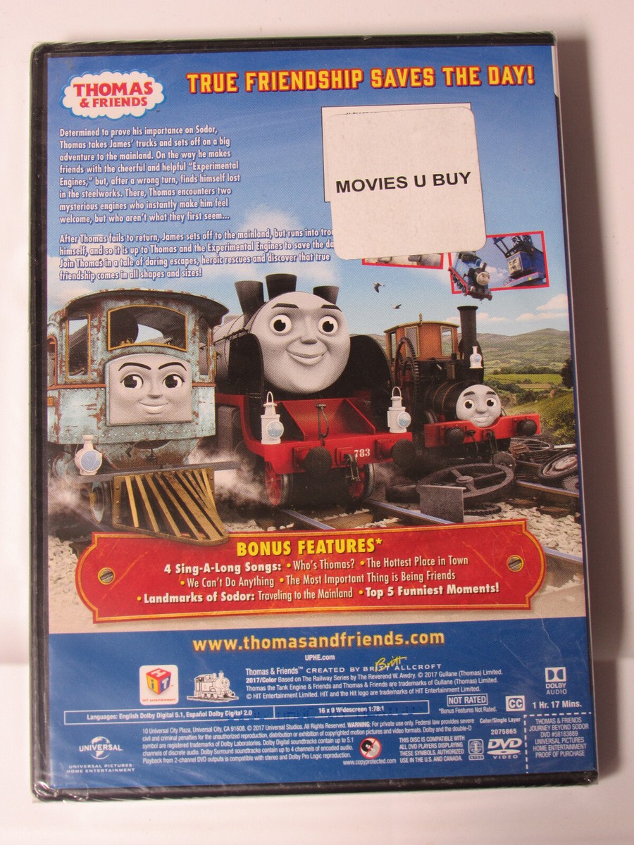 Thomas the Tank Engine & Friends Journey Beyond Sodor Movie NEW