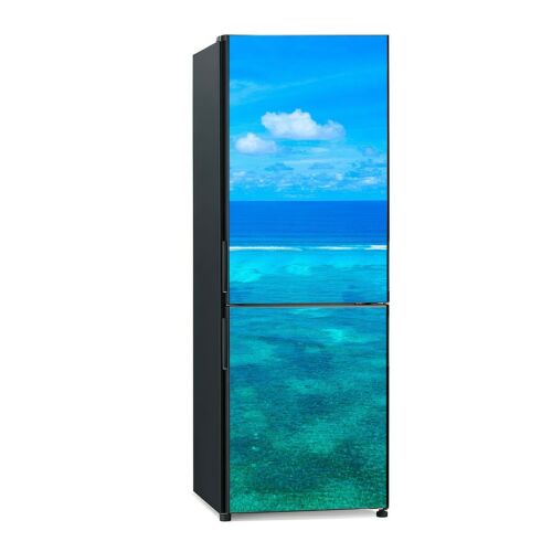 Kühlschrank Tür Aufkleber Wandtatto blauen Wasser des Indischen Ozeans - Bild 1 von 5