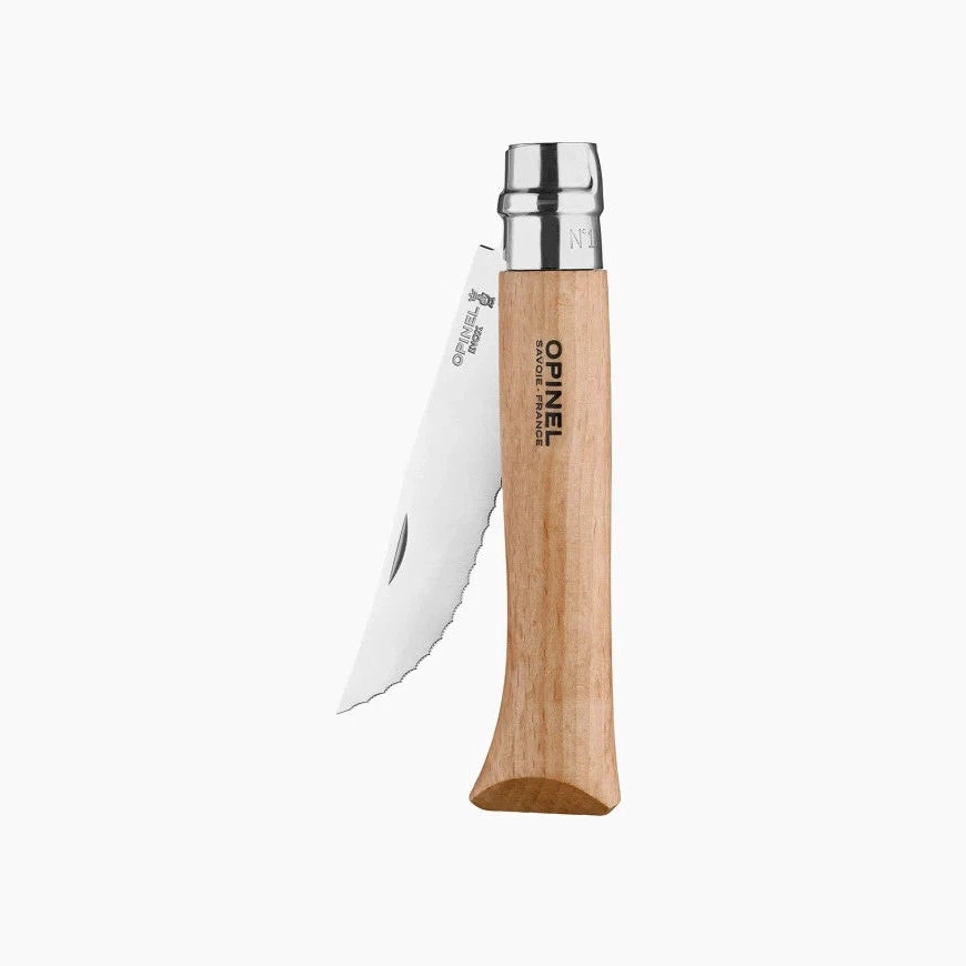 Opinel No12 Serrated Edge Stainless Steel folding pocket Knife