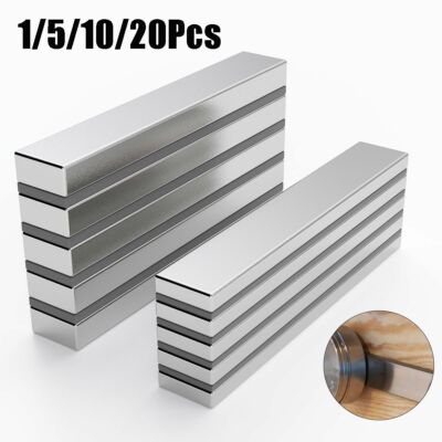 N52 Strong Rare Earth Neodymium Fridge Magnet Block  60x10x3mm/60x10x5mm USA