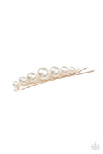Paparazzi Elegantly Efficient Gold Hair Clip - New