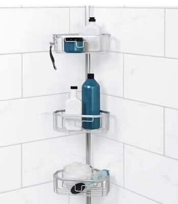 Zenith Zenna Home Plastic 10-1/4 In. x 26-1/4 In. Shower Caddy - Power  Townsend Company