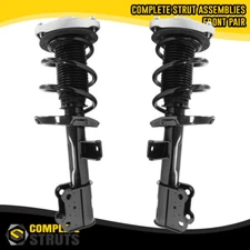 2014-2018 Mercedes CLA250 FWD Front Pair Complete Strut & Coil Spring Assemblies