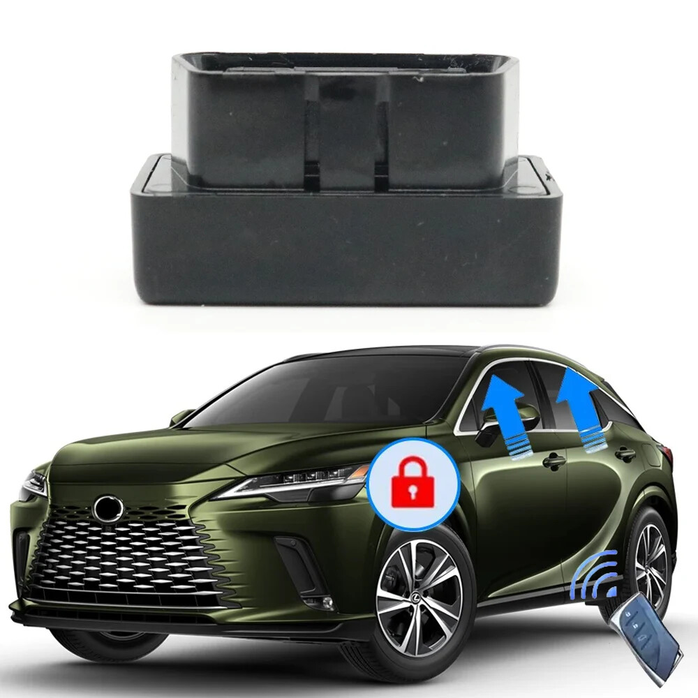 Auto Power Window Colse Speed Lock OBD Plug Module For Lexus RX350