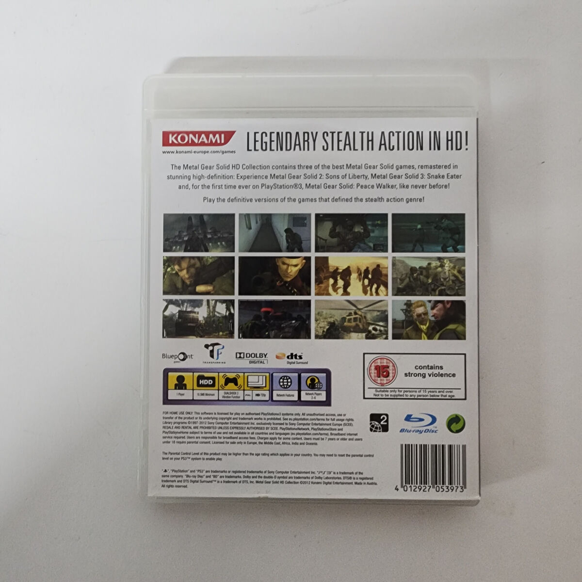 METAL GEAR SOLID CLASSICS HD COLLECTION PS3 SONY PLAYSTATION METAL GEAR SOLID CLASSICS HD COLLECTION PS3 SONY PLAYSTATION