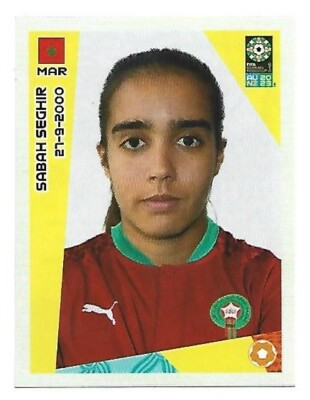 Sabah Seghir Panini 2023 FIFA Womans World Cup Soccer Sticker #535 Morocco