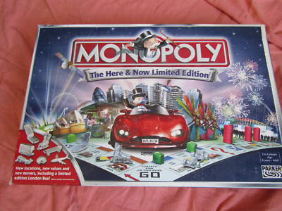 2005 PARKER BROTHERS MONOPOLY HERE & NOW LIMITED EDITION KOMPLETT AUSSER ANLEITUNG