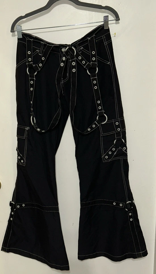 MacGirl MacGear -Rave /Cyber / Skate Board/ Goth Pants - Y2K  /Hot Topic /VTG