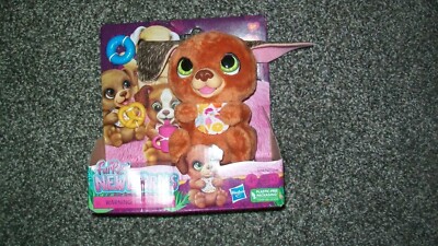 FURREAL FRIENDS Newborns Brown Puppy Interactive Plush Toy Hasboro New