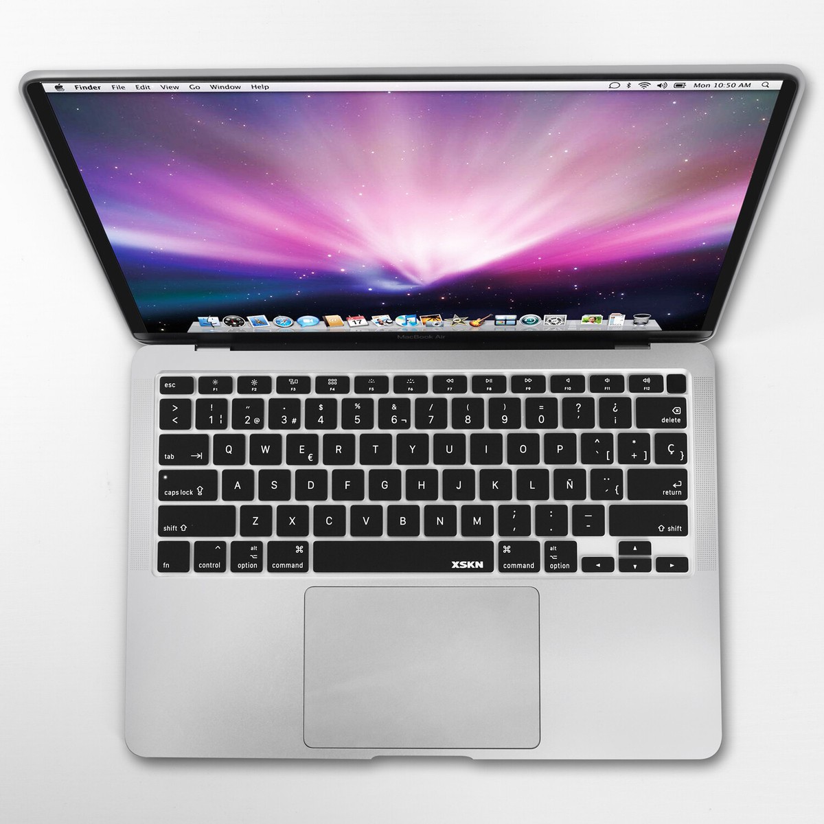 XSKN Spanish Keyboard Cover for Macbook Air 13.3 with Touch ID