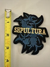 Sepultura (Embroidered Iron on patch) Punk/Rock/Metal/Music/Art