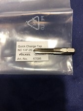 VOLKEL #67086 NF 1/4"-20 SQUARE DRIVE QUICK CHANGE TAP GERMANY