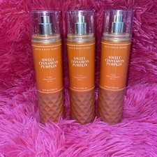 3x Bath Body Works Sweet Cinnamon Pumpkin Fine Fragrance Mist