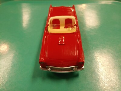 Friction AMT Model Car Red Ford Thunderbird Convertible Promo Vintage Vehicle
