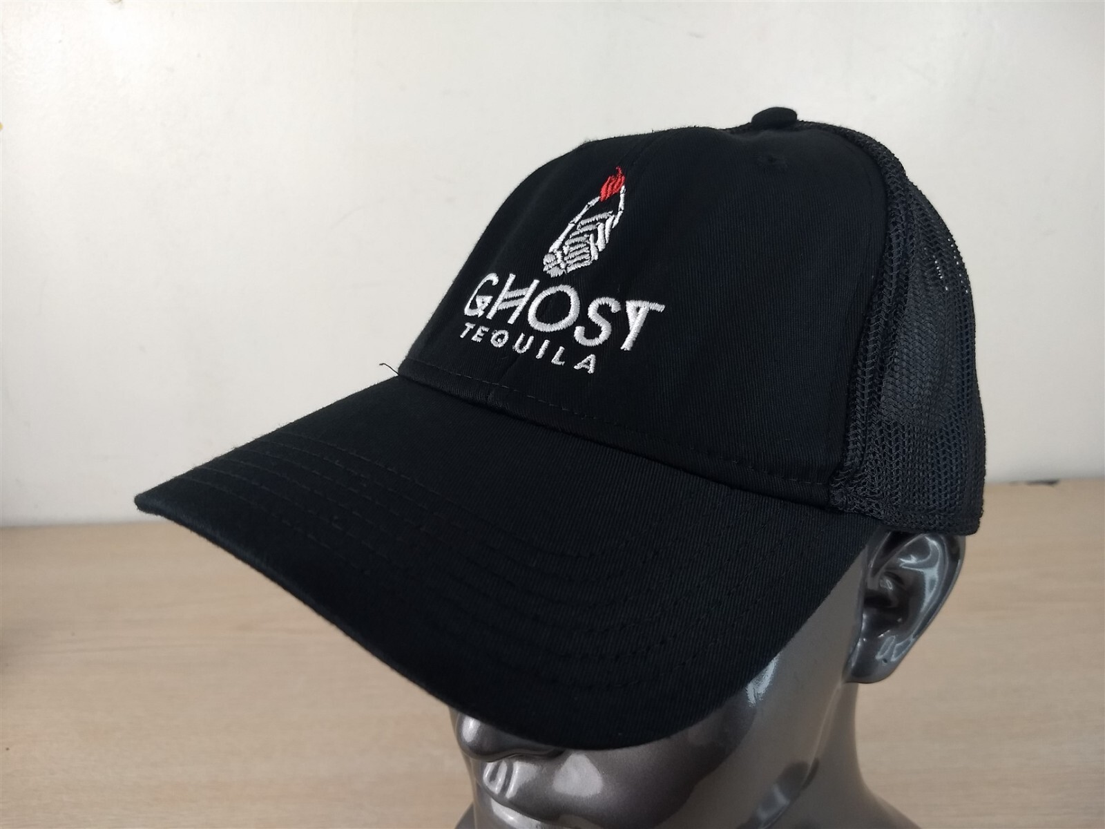 GHOST TEQUILA ADJUSTABLE SNAPBACK TRUCKER/MESH HA… - image 3