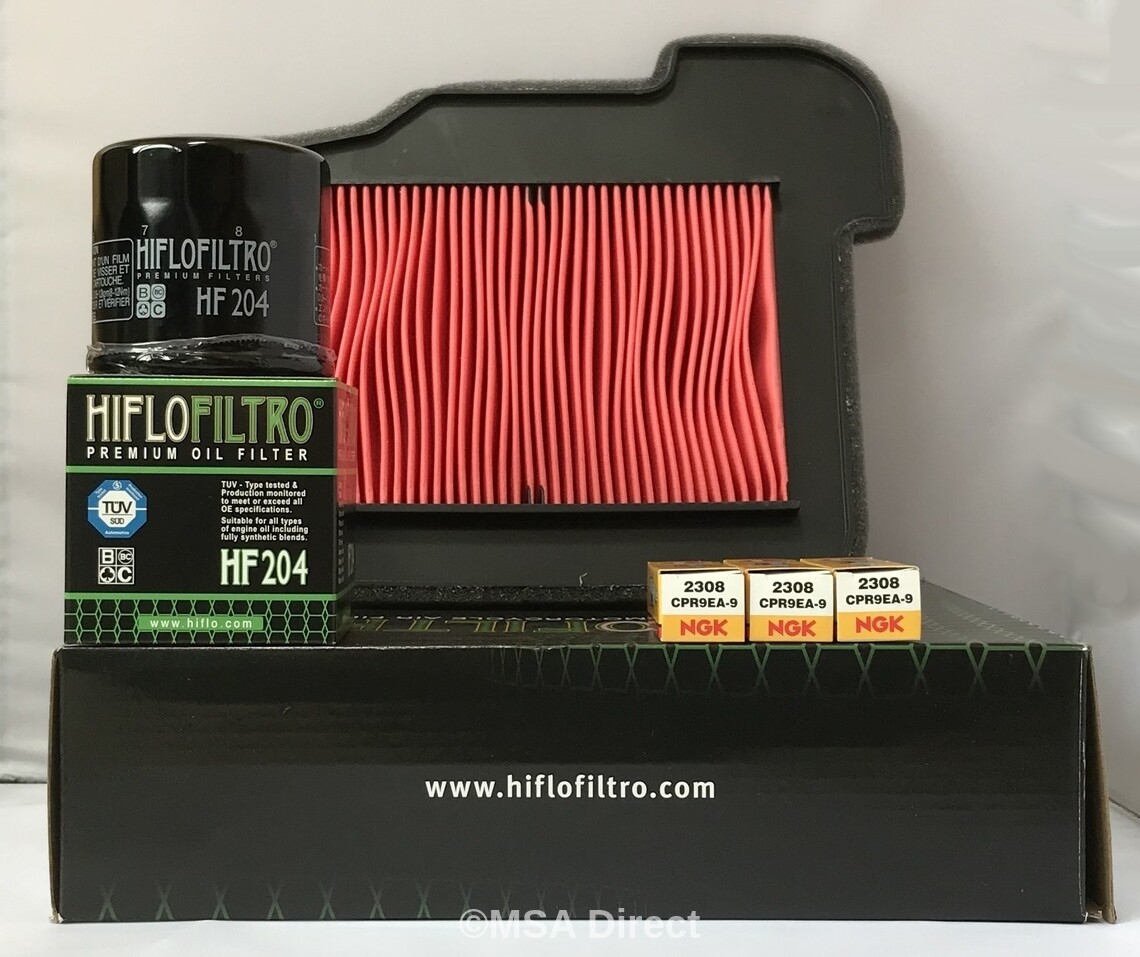 Service Kit For YAMAHA MT09 XSR900 Tracer 900 (Air / Oil Filter and Spark Plugs)