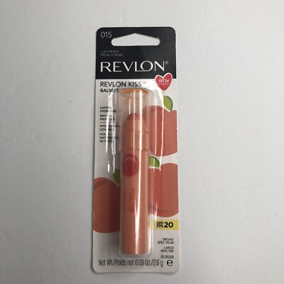 Revlon Kiss Balm #015 Juicy Peach NIP Makeup Cosmetics New