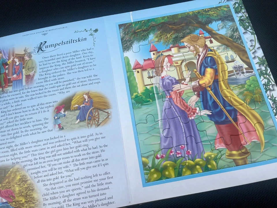 Libro de rompecabezas vintage de princesas Disney Foto 4 de 4