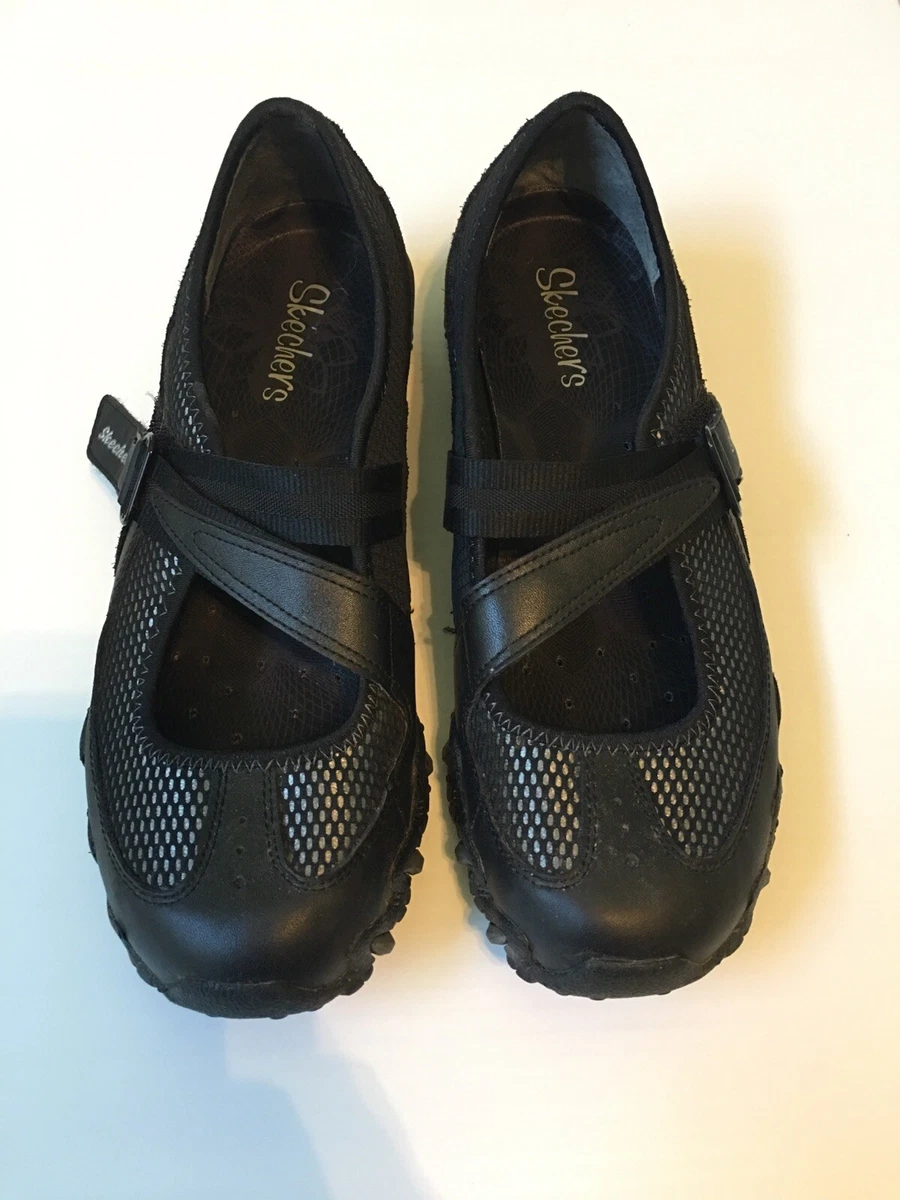 Black skechers mary janes outlet