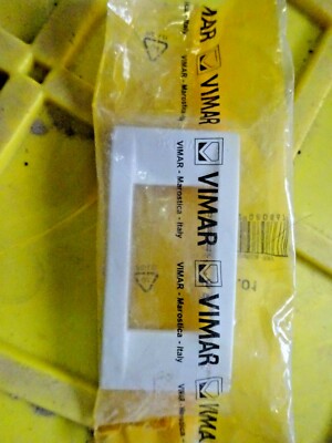IDEA VIMAR SINGLE SWITCH COVER WHITE #16786.01