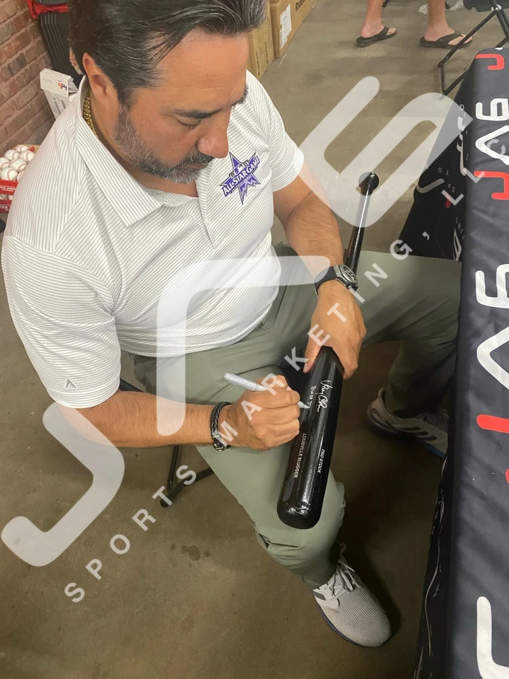 Vinny Castilla autographed signed inscribed bat Colorado Rockies PSA COA - Image 2 of 2