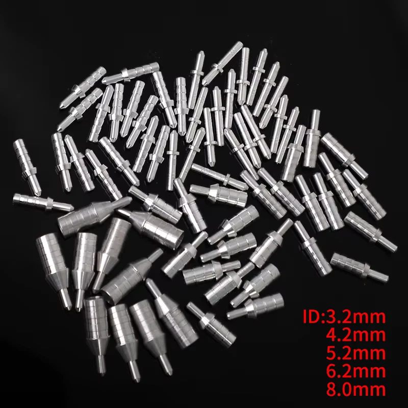 36pcs ID 3.2/4.2/ 5.2/ 6.2 /8.0mm Arrow Aluminum Pin or Plastic Nock Archery DIY - Image 2 of 4