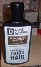 DUKE CANNON NEWS ANCHOR HAIR WASH CEDARWOOOD 2 IN- 1 SHAMPOO  CONDITIONER