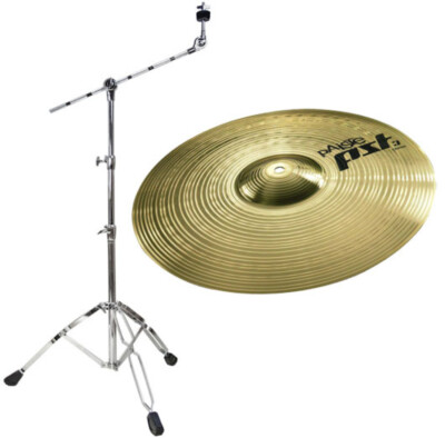 Paiste PST3 18 Crash-Ride + Galgen-Beckenständer