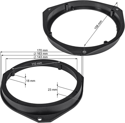 Kit 2 Casse Altoparlanti Hertz C165 Woofer Anteriori o Posteriori Alfa Giulietta - Foto 18 di 19