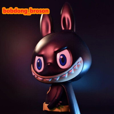 HOW2WORK　LABUBU　バットマン　ソフビ　フィギュア　黒 HOW2WORK JPX BATMAN LABUBU Thailand Limited Black Ver VINYL