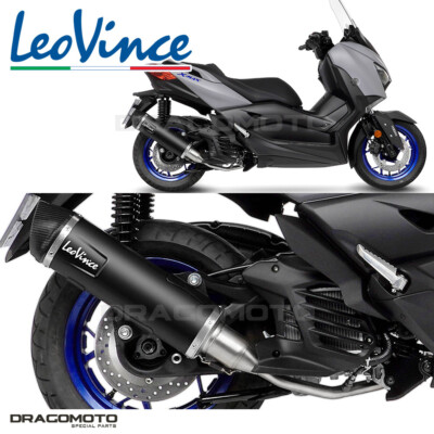 YAMAHA XMAX 125 X-Max 2023-2024 Auspuffanlage Leovince Schwarz Nero Rennen 