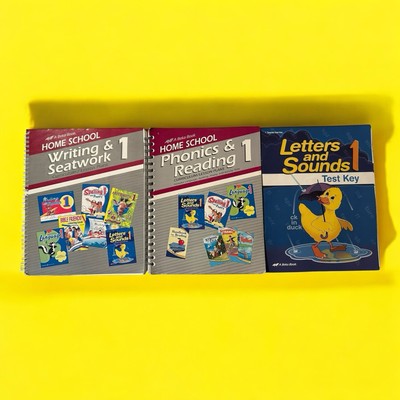 Abeka 1st Grade Curriculum/Lesson Writing Phonics Letters & Sounds Test Key