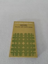 HEGEL - FILOSOFIA DELLO SPIRITO JENESE / a cura G. Cantillo 1° ed. 1971! Laterza