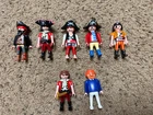 Vintage 1990's Playmobil PIRATE and More Figures Lot Of 7