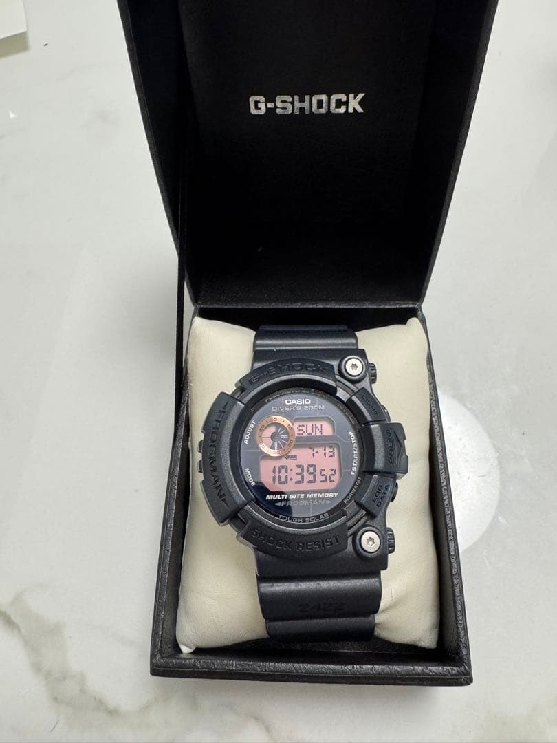 Casio G-SHOCK Watch Frogman Gw-200ms-1jf Solar Case 49mm Titanium