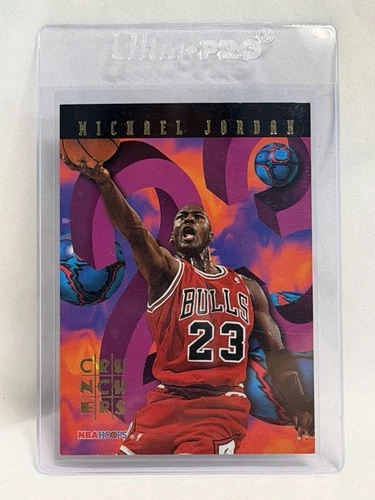 1995 NBA HOOPS NUMBER CRUNCHERS CARD #1 MICHAEL JORDAN RAW UNGRADED CARD