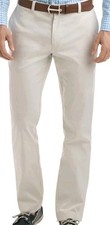 Pantalones Vineyard Vines Breaker Khakis Hombre 36 x 32 Piedra Preppy Informal Golf Oficina