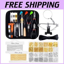 Complete Jewelry Making Kit with Tools and Supplies
