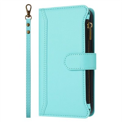 Magnet Leder Wallet Reißverschluss Hülle für Xiaomi 15 Pro 15 14T 14 13 12 11 A3