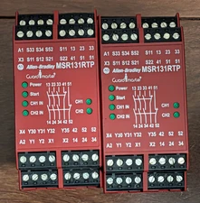 ALLEN BRADLEY 440R-C23139 SER B GUARD MASTER SAFETY RELAY MSR131RTP