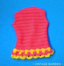 Vintage Talking Barbie Doll 8348 Original Swimsuit Top MINTY  1960's