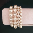 J. Crew Multi Strand Faux Pearl Bracelet With Gold Tone Accents Nwt Classic