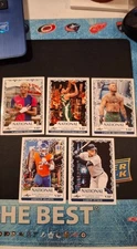 2025 NATIONAL VIP PROMO LEAF 5 CARD SET GIANNIS JUDGE YAMAL JEANTY MCGREGOR