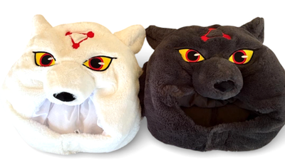YUUGU² & YUUGU セット USJ Jujutsu Kaisen Gyokuken Divine Dog White Black Plush Fan Cap
