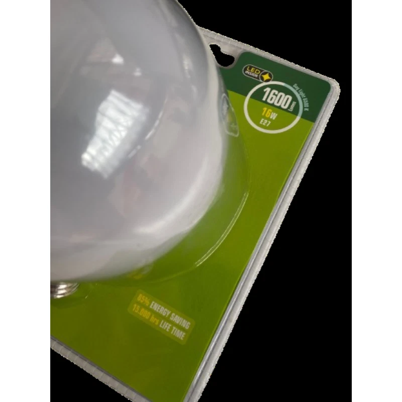 BEGHELLI SUPERLED GLOBO E27 16W 56899BL LUCE FREDDA 6500K - Immagine 2 di 4