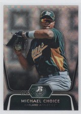 2012 Bowman Platinum Prospects X-Fractor Michael Choice #BPP8 fm0